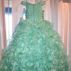Elegant Mint Dress Size 8